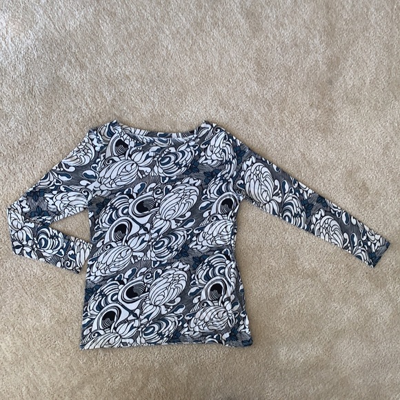 Mossimo Long Sleeve Scoop Neck Top, Size Large - Picture 9 of 9